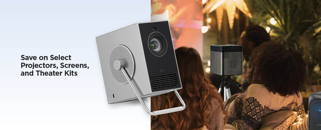 Save on Select Projectors and Screens