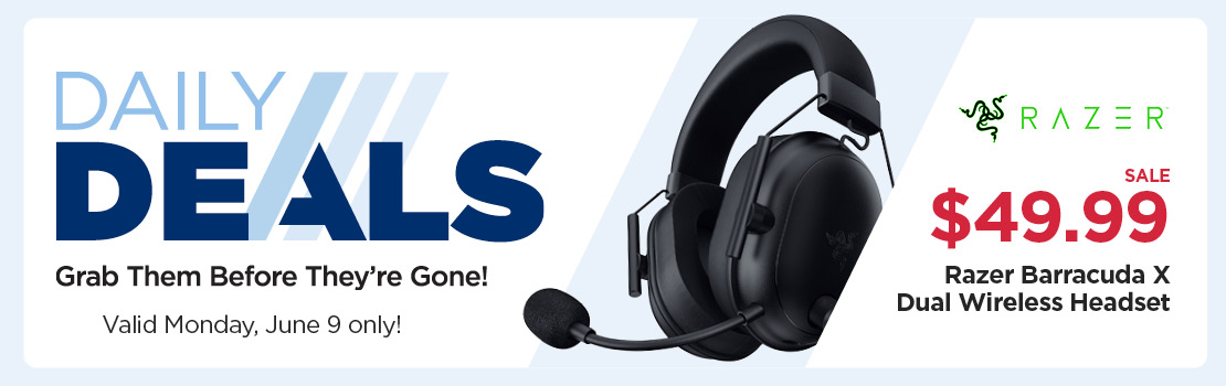 Daily Deals - Razer Barracuda X Dual Wireless Headset