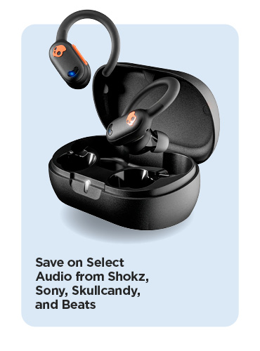 Save on Select Audio from Shokz, Sony, Skullcandy, and Beats