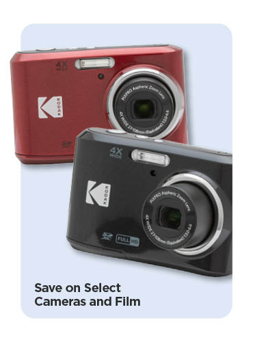 Save on Select Cameras and Film