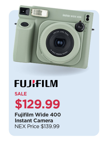 Sale 129.99 Fujifilm Wide 400 Instant Camera NEX Price $139.99