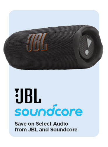 Save on  Select Audio from JBL and Soundcore