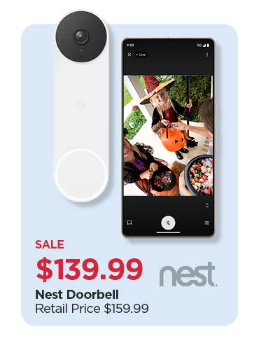 Sale $139.99 Nest Doorbell