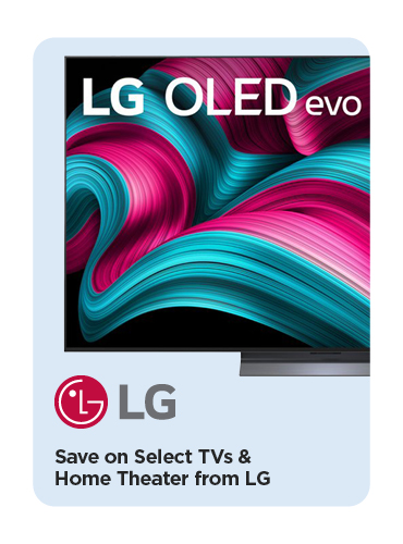 Save on Select TVs & Home Theater from LG
