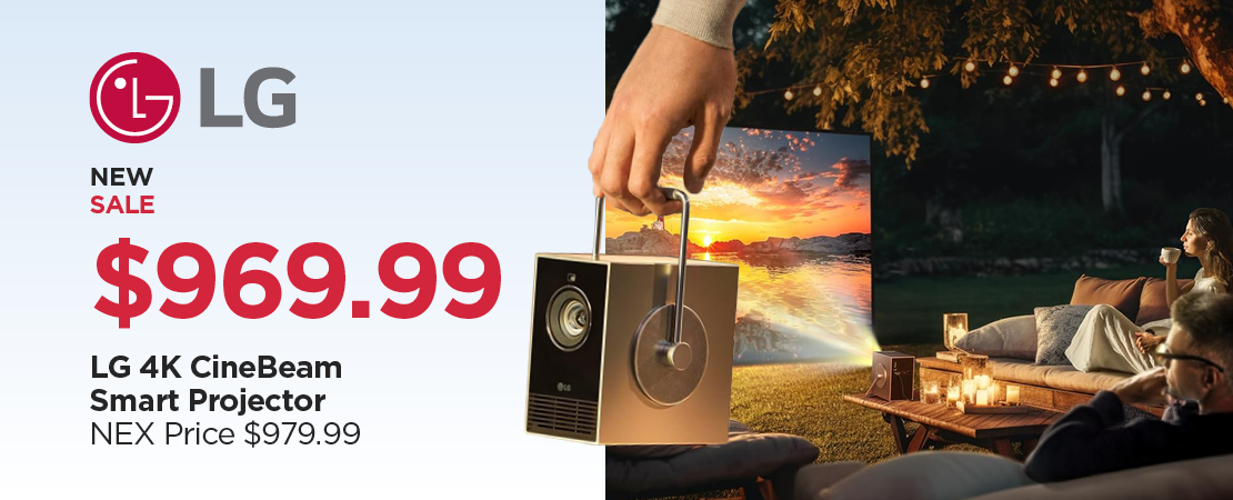 Sale $959.99 LG 4K CineBeam Smart Portable Projector
