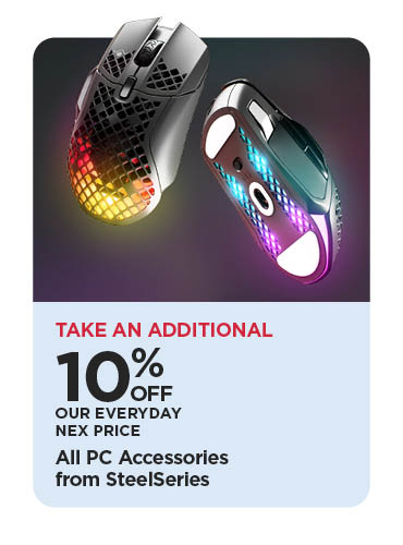 Take An Additional 10% All PC Accessories from SteelSeries
