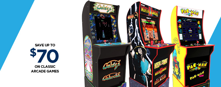 Save Up to $70 on Classic Arcade Games