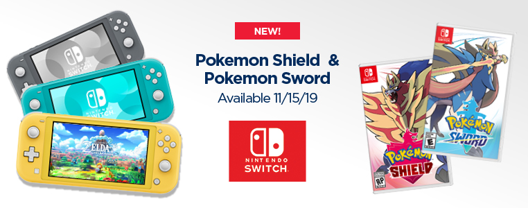 Pokemon Shield and Pokemon Sword