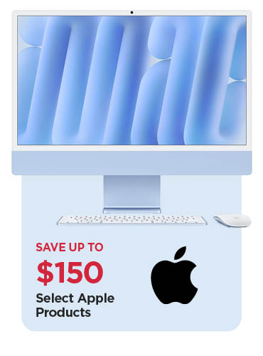 Save Up To $150 Select Apple Products