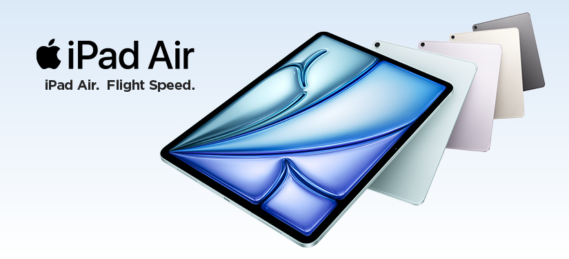 iPad Air.  Flight Speed.