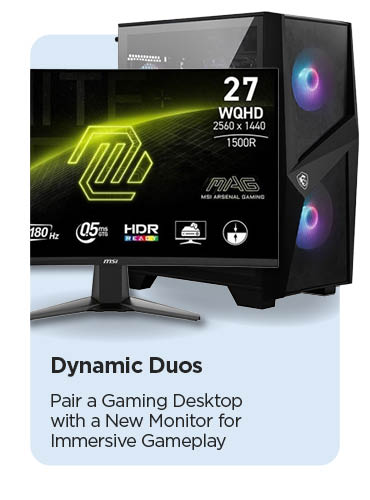 Pair a Gaming Desktop with a New Monitor for Immersive Gameplay