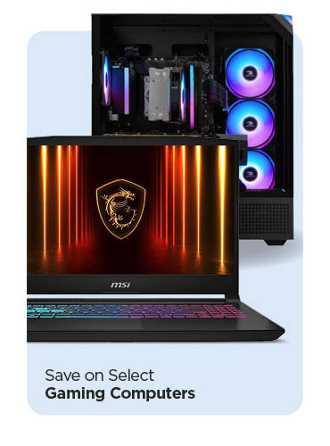 Save on Select Gaming Computers