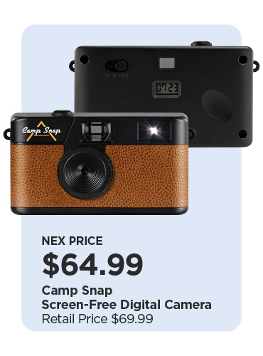 $64.99 Camp Snap Screen-Free Digital Camera