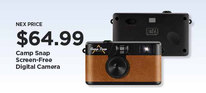 $64.99 Camp Snap Screen-Free Digital Camera