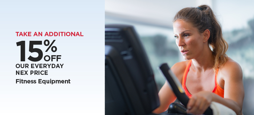 15% Off Our Everyday NEX Price All Fitness Equipment