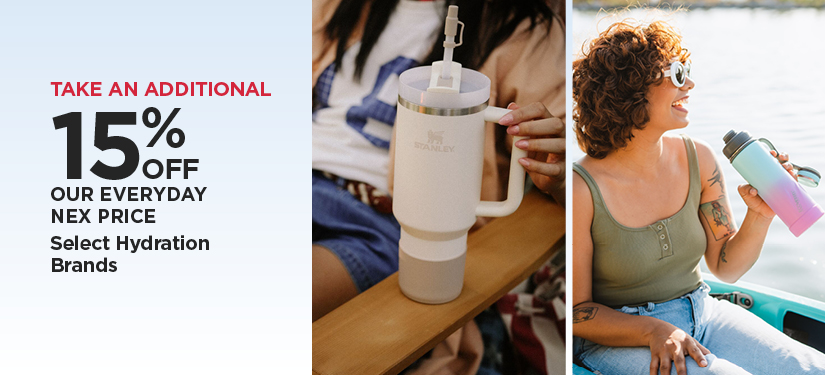 15% Off Our Everyday NEX Price Select Hydration Brands