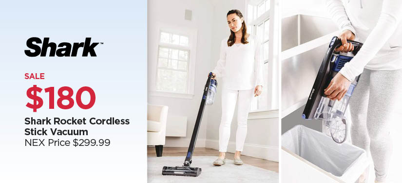 $180 Shark Rocket Cordless Stick Vacuum, Reg $299.99