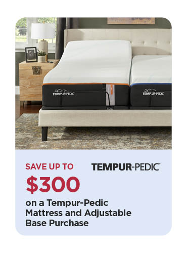 Save Up To $500 Select Tempur-Pedic Mattresses and Adjustable Base Set