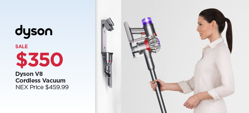 $350 Dyson V8 Cordless Vacuum, Reg $459.99