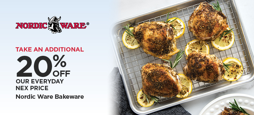 Take An Extra 20% Off Our Everyday NEX Price Nordic Ware Bakeware