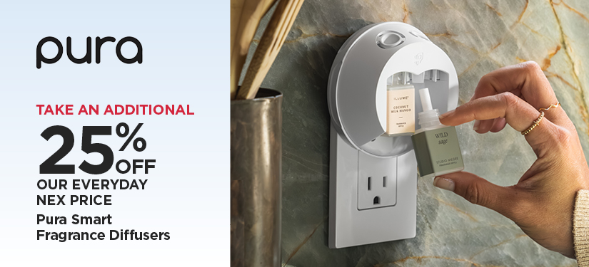 Take An Additional 25% Off Our Everyday NEX Price Pura Smart Fragrance Diffusers