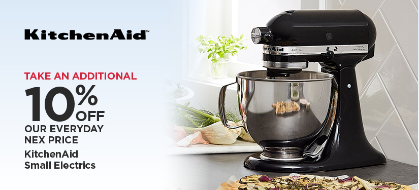 Take An Additional 10% Off Our Everyday NEX Price KitchenAid Small Electrics
