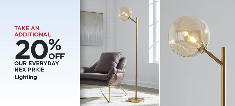 Take An Extra 20% Off Our Everyday NEX Price Lighting