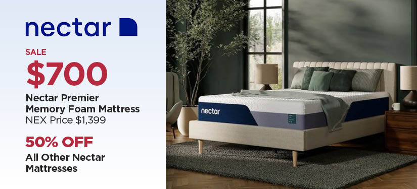 $700 Nectar Premier Memory Foam Mattress, Regular $1399 (50% off All Other Nectar Mattresses)