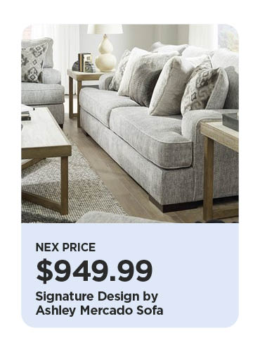 Signature Design by Ashley Mercado Sofa, Reg $949.99