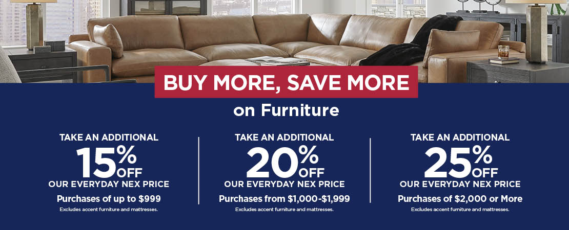 Buy More, Save More on Furniture!