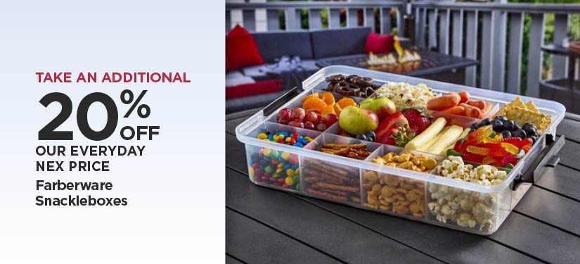 Take An Additional 20% Off Our Everyday NEX Price Farberware Snackleboxes