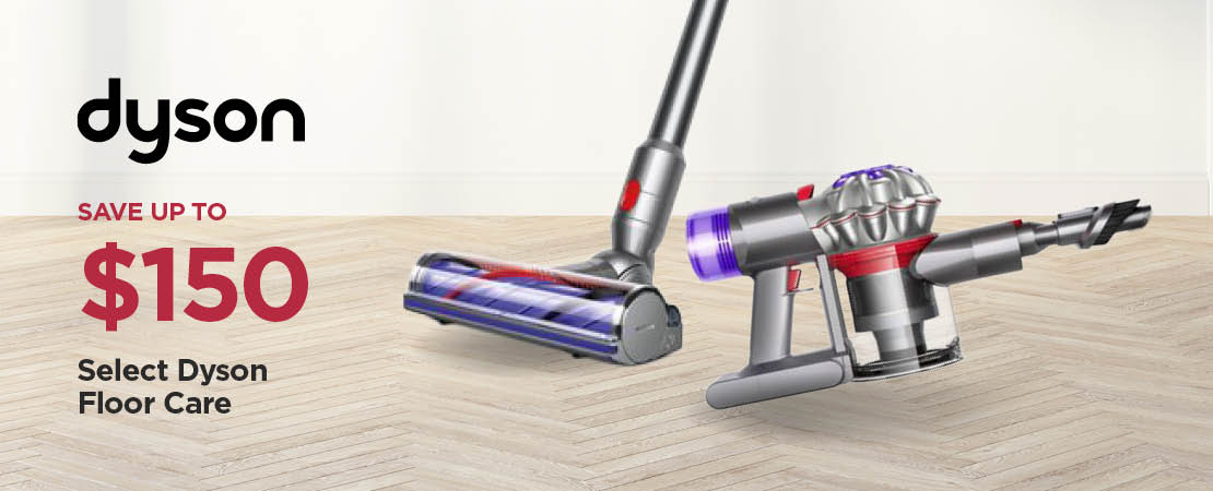 Save Up To $110 Select Dyson Floor Care