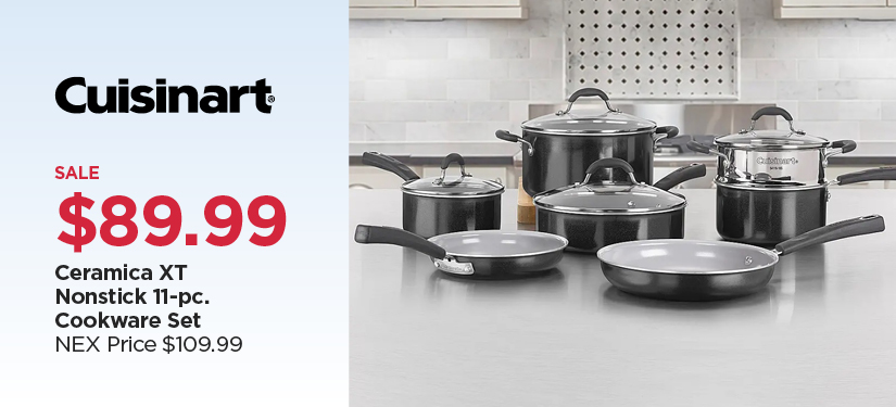 Cuisinart Ceramica XT Non-Stick 11-pc Cookware set, Reg $109.99
