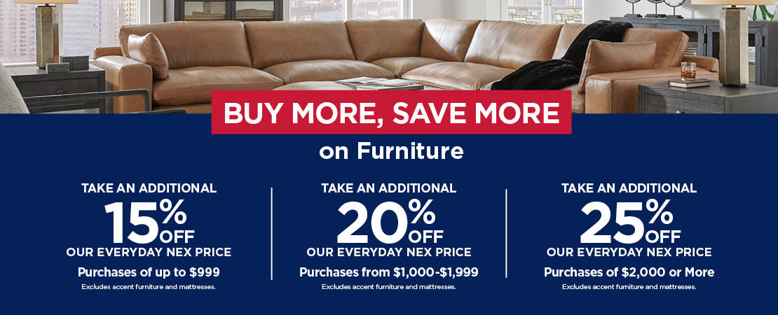 Buy More, Save More on Furniture