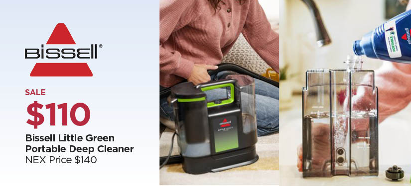 $110 Bissell Little Green Portable Deep Cleaner, Reg $140