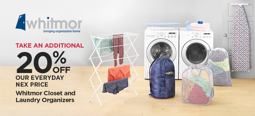 Whitmor Closet and Laundry Organizers