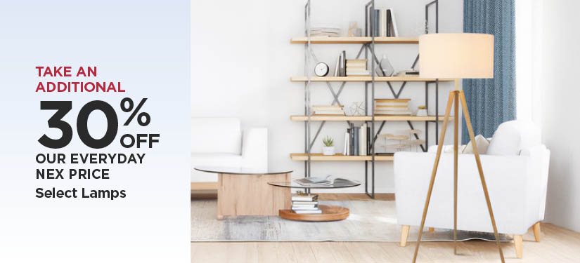 Take An Additional 20% Off Our Everyday NEX Price Select Lamps