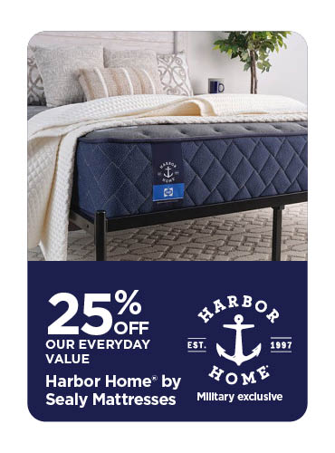 25% Off Our Everyday Value Harbor Home® by Sealy Mattresses
