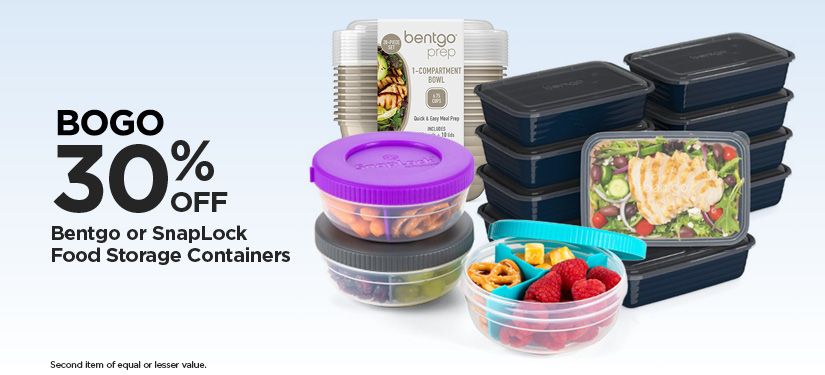 Bentgo or Snaplock Food Storage Containers