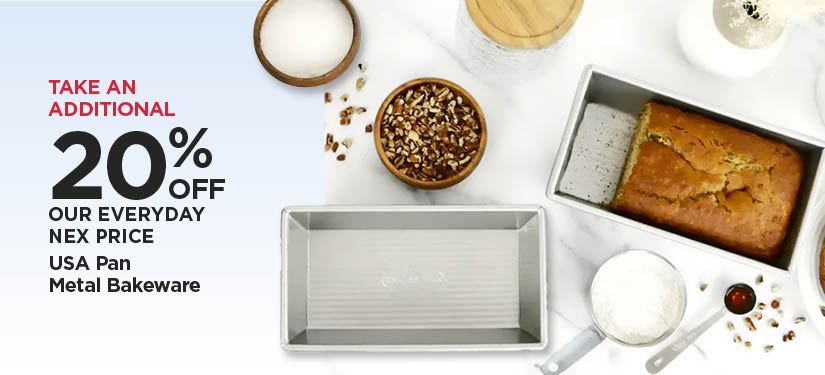Take An Additional 20% Off Our Everday NEX Price USA Pan Metal Bakeware