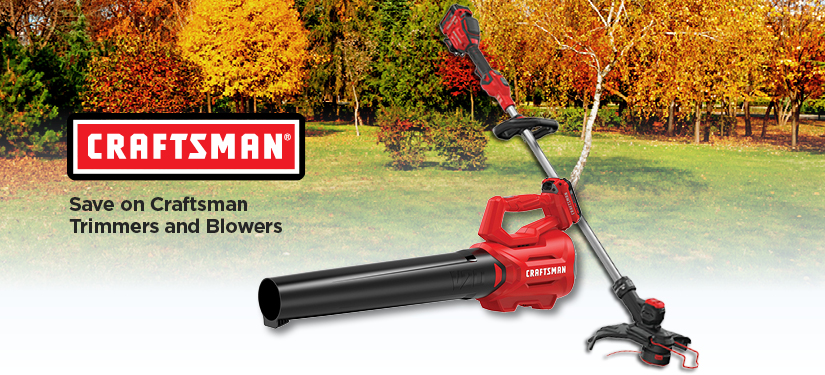 Save on Craftsman Trimmers and Blowers