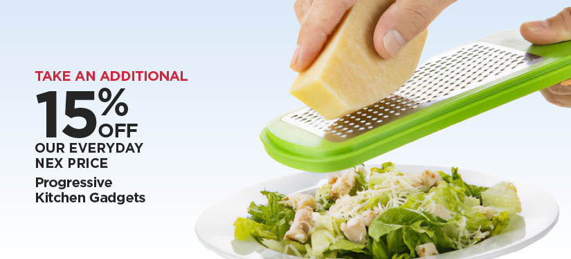 Take An Additional 15% Off Our Everyday NEX Price Progressive Kitchen Gadgets