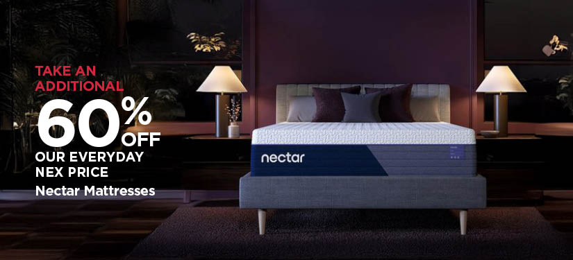Take An Additional 60% Off Our Everyday NEX Price Nectar Mattresses