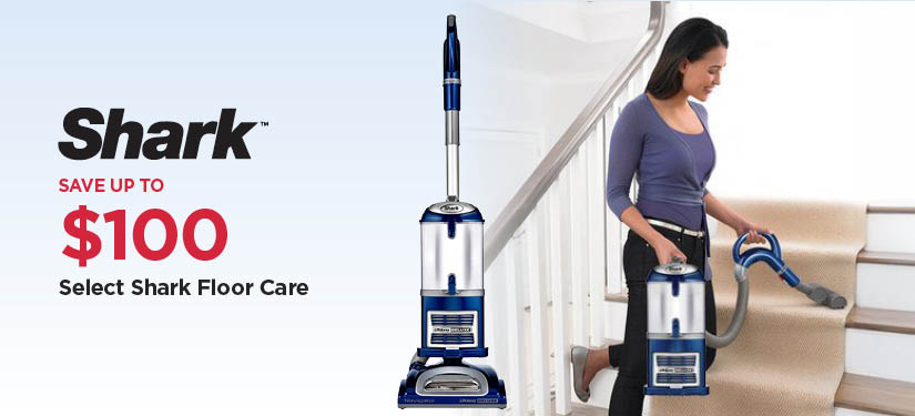 Save Up To $120 Select Shark Floor Care