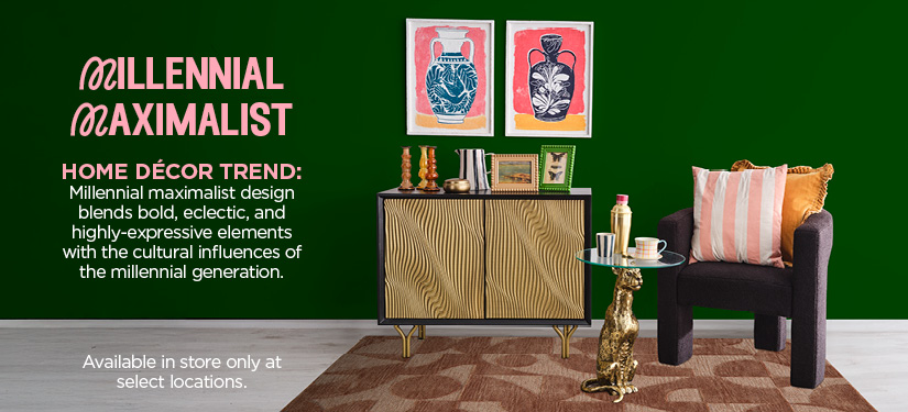 Home Décor Trend:  Millenial Maximalist
