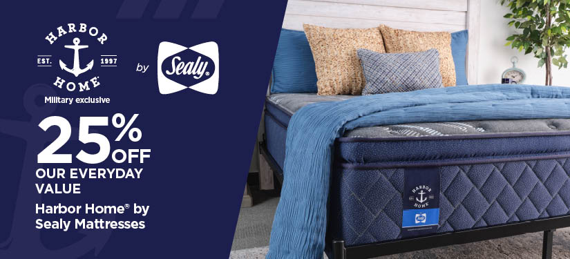 25% Off Our Everyday Value Harbor Home® by Sealy Mattresses