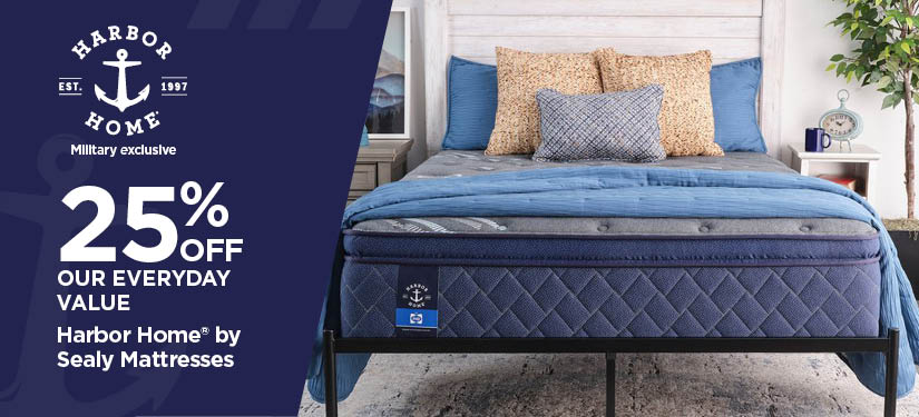 25% Off Our Everyday Value Harbor Home® by Sealy Mattresses