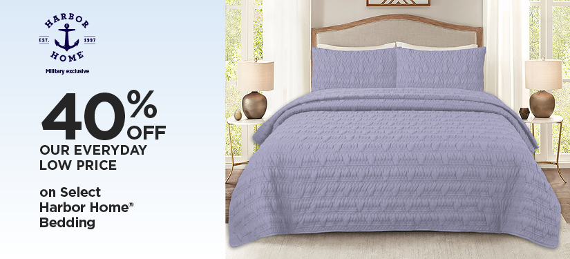 40% Off Our Everyday Low Price on Select Harbor Home Bedding