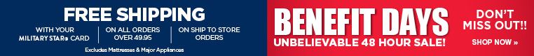 Unbelievable 48 hour Benefit Days sale