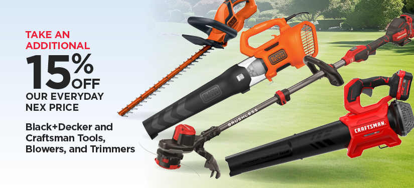 Black+Decker and Craftsman Tools, Blowers, and Trimmers